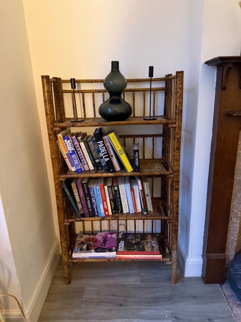 Bamboo shelves