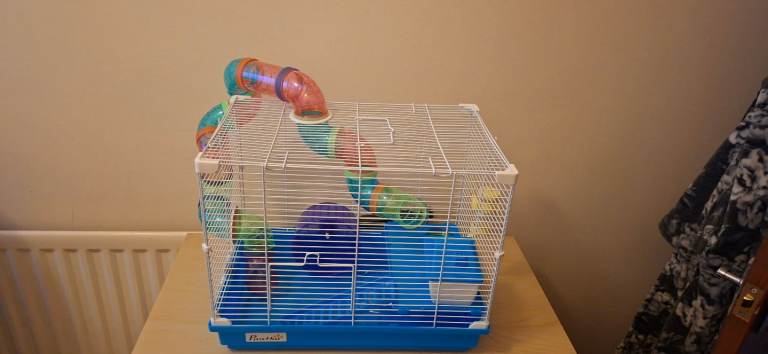Pawhut 2 tier hamster cage 