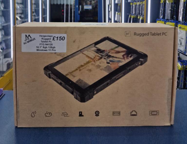 Brand New Laptop Heigaolapc Rugged Tablet Pc F7G N4120 10.1" 8gb 128gb Windows 11 Pro