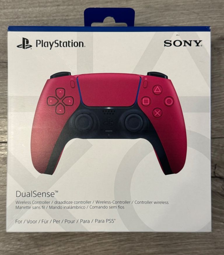 Sony PlayStation 5 cosmic red DualSense Controller BOX ONLY Box & Manual