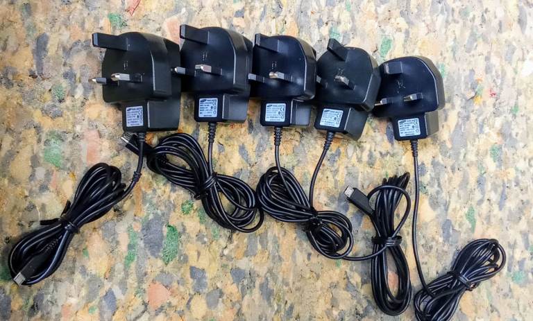 Samsung Micro-Usb Chargers Job lot x5 