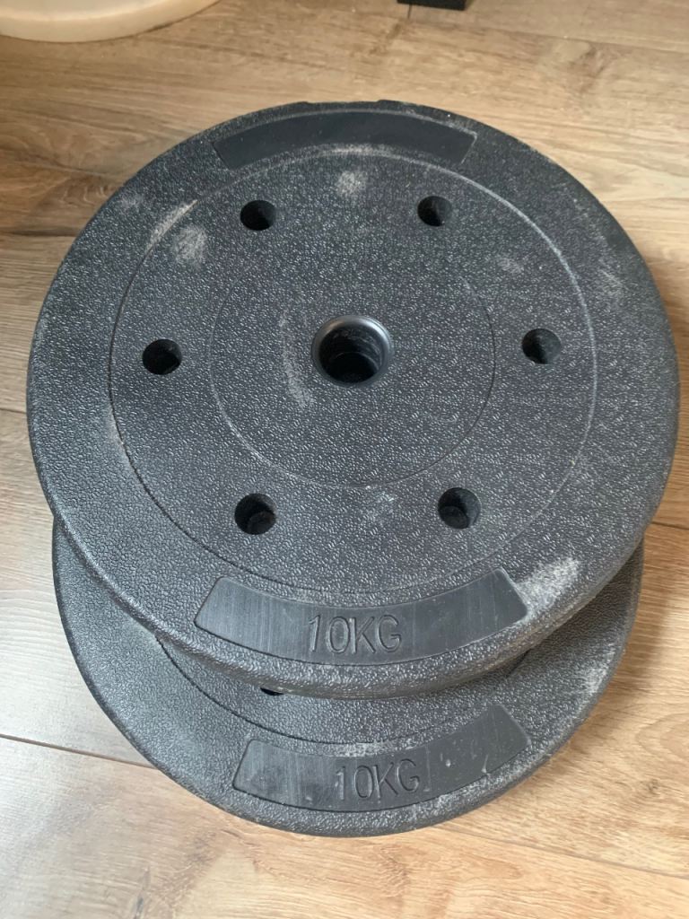 Pair of 10KG Weight Plates - Good Condition