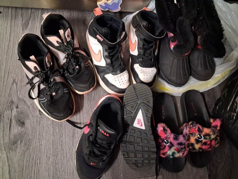 Nike trainers and large clothes bundle 3 large  bags