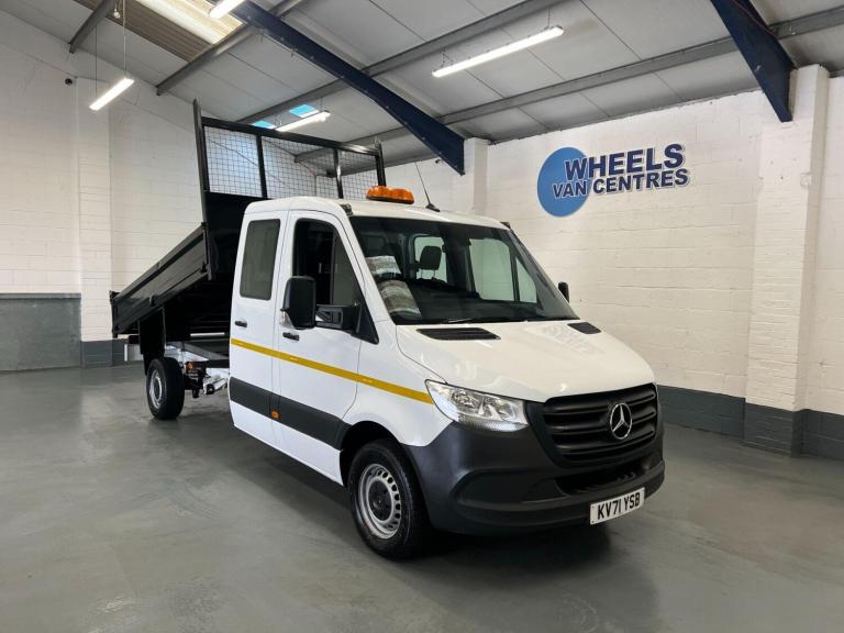 2021 Mercedes-Benz Sprinter 3.5t Progressive Crew Cab Tipper CHASSIS CAB DIESEL Manual