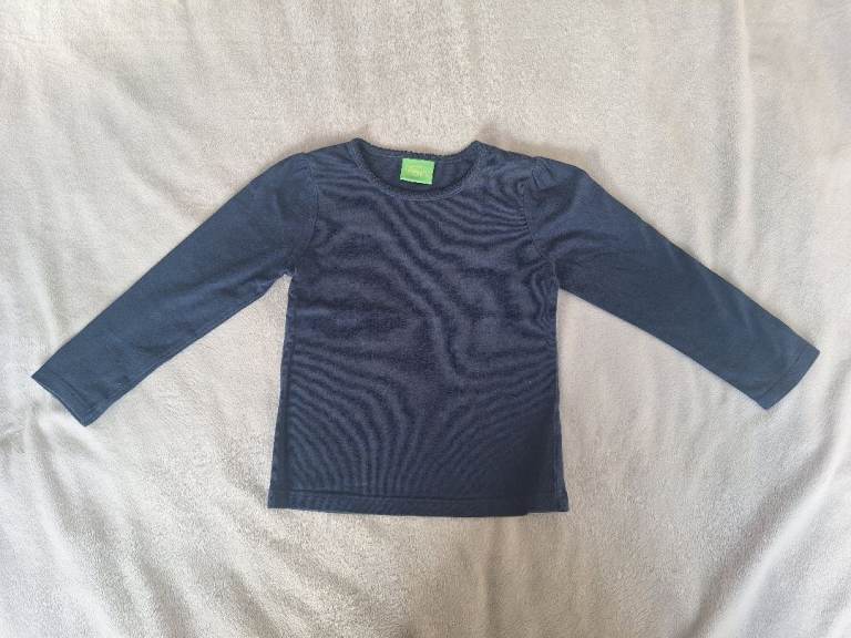 Blue Long Sleeved Top Emma Bunton Baby Size 18-24 Months 