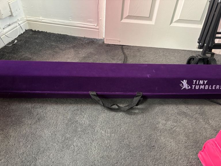 Tiny Tumblers Gymnastics Beam – Purple, Good Condition