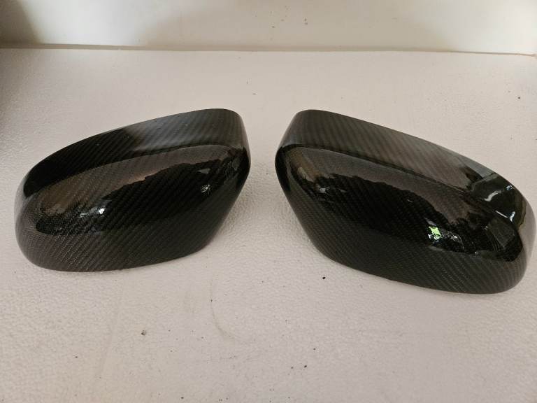 Carbon fibre wing mirror cover cap