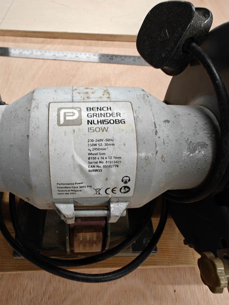 150mm Bench Grinder on base