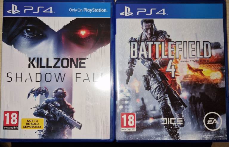 2x PS4 shooter games