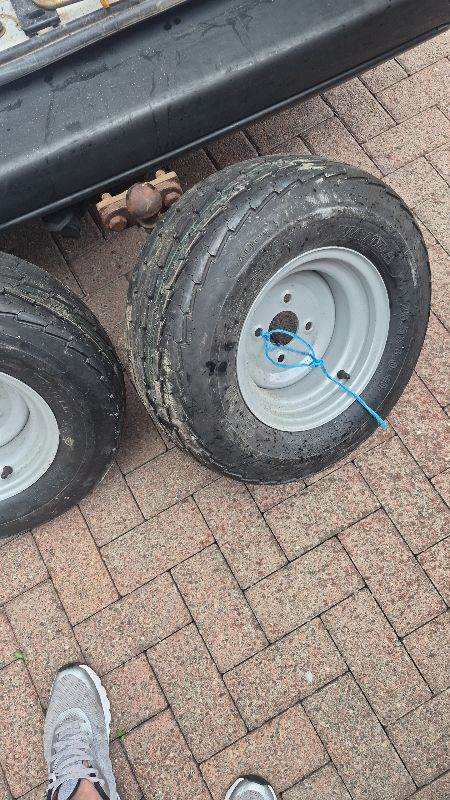 brand new beach master trailer wheels 