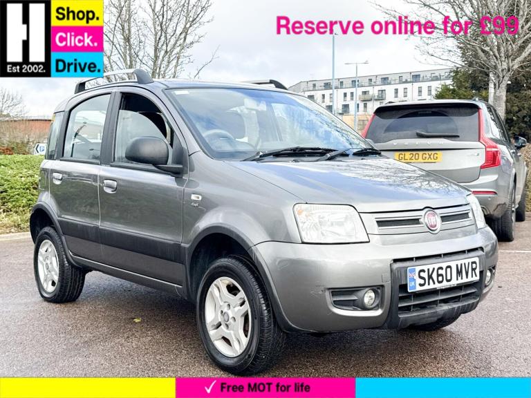 2010 Fiat Panda 1.2 4x4 Hatchback 5dr Petrol Manual (155 g/km, 60 bhp) HATCHBACK Petrol Manual
