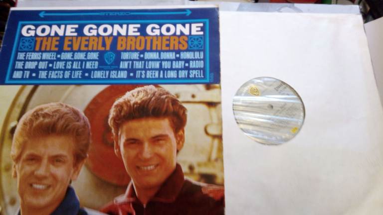 EVERLY BROTHERS GONE GONE GONE FIRST PRESS STEREO GERMAN  WARNER VINYL EX 