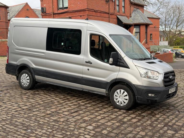 2022-22 Ford Transit Trend LWB L3H2 D/CAB 6 Seater Crew Van. FSH, ONE OWNER