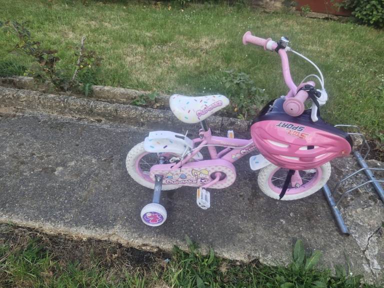KIDS GIRLS CHILDREN APOLLO CUPCAKE 12 INCH WHEELS BIKE BICYCLE