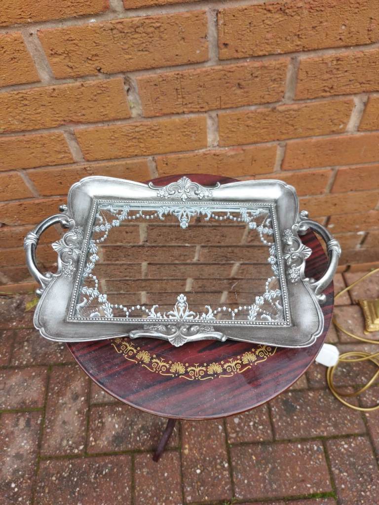 Italian mirrored tray
