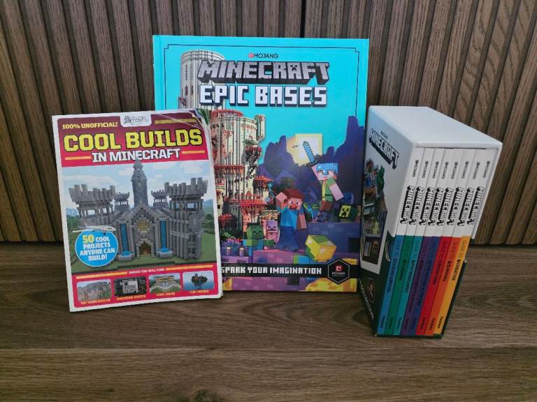 Minecraft Books Bundle - Epic Bases & Cool Builds, £10.00 for Sale
