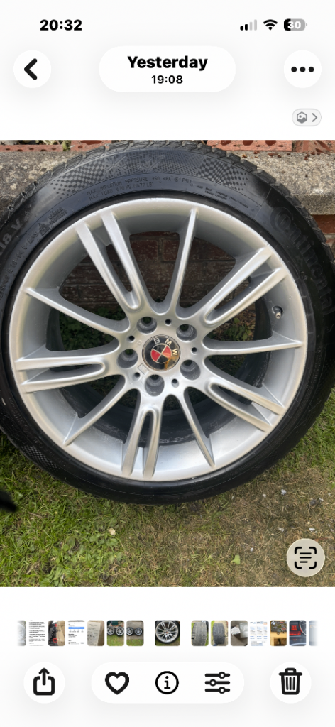 Genuine bmw mv3 alloys 