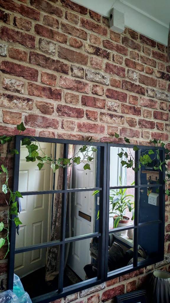 3 Rolls of Tanlay Brick Effect Wallpaper – Brand New