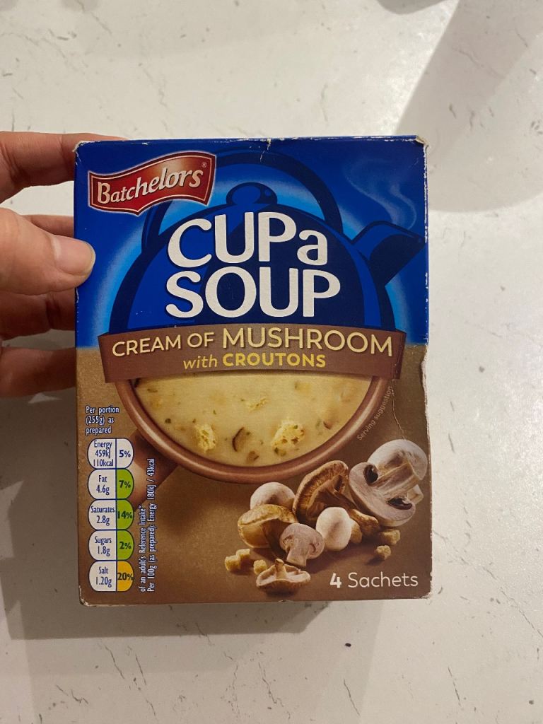 Free cream of mushroom soup 