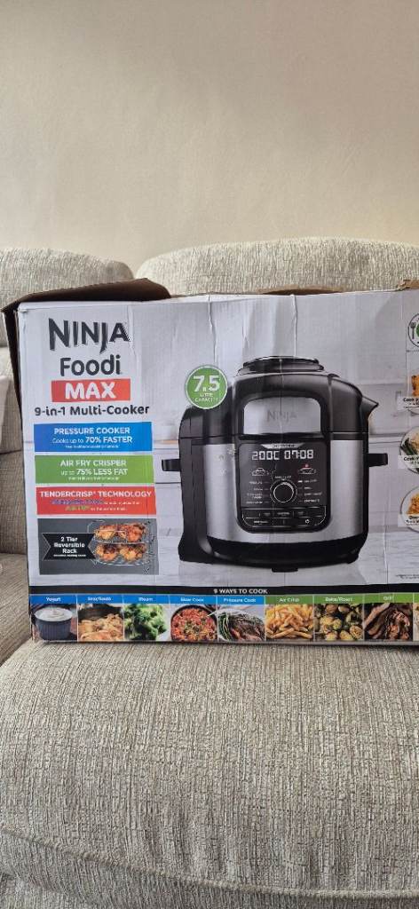 BRAND NEW Ninja Foodi MAX 9-in-1 Multi-Cooker 7.5L OP500UK