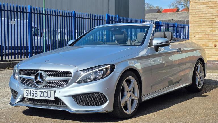  Mercedes-Benz C Class 2.1 C220d AMG Line Cabriolet G-Tronic+ Euro 6 (s/s) 2dr Diesel Automatic