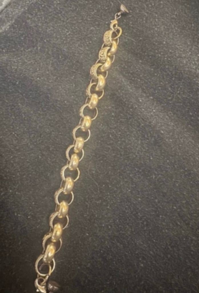 9ct Gold plated belcher bracelet 