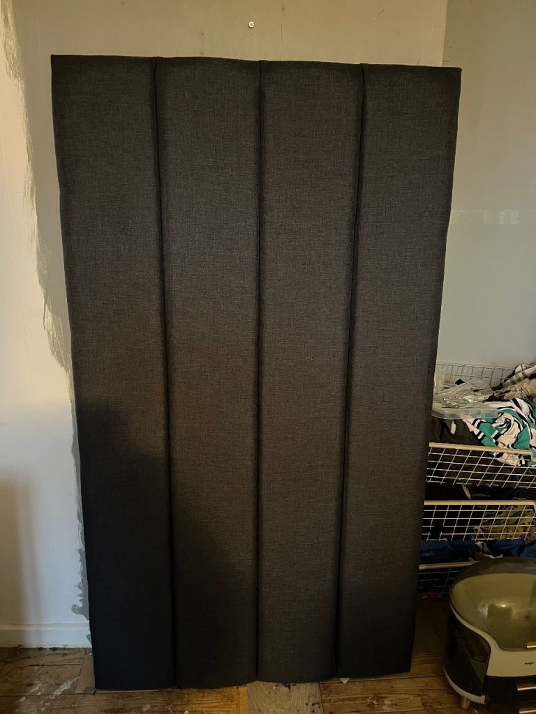 Dark grey headboard