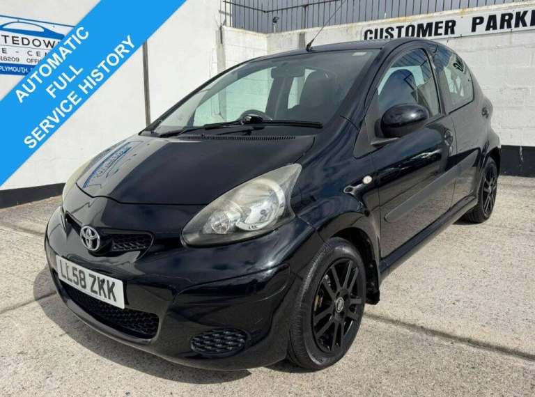 2009 58 TOYOTA AYGO 1.0 VVT-I BLACK HATCHBACK 5DR PETROL MULTIMODE EURO 4 (AC) (