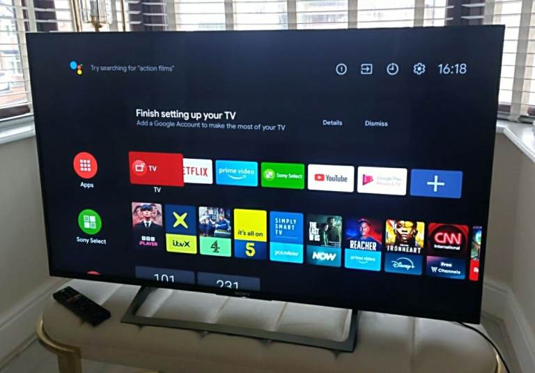 Sony Bravia Android Smart TV, Has All The Apps, 49 inch Screen, 4 K Picture Quality, Top Quality TV