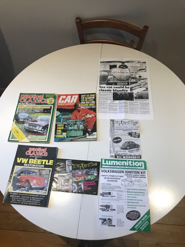 Old car magazines/Restoration Book+More