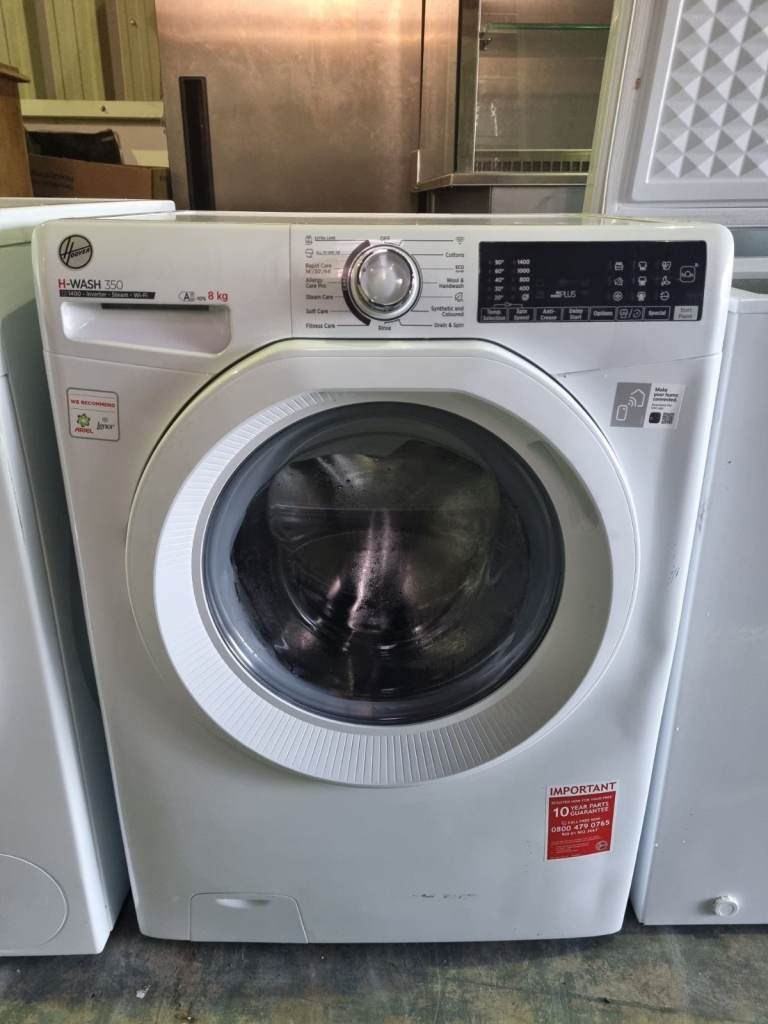 Hoover 8kg ex-display washing machine & free delivery warranty
