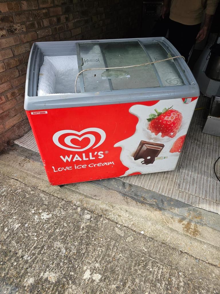 Wall's Ice Cream Freezer - Fair Condition, Ready for Use