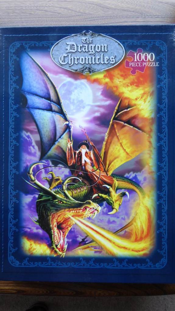 1000 piece jig saw "Lord of Fire" / Dragon Chronicles