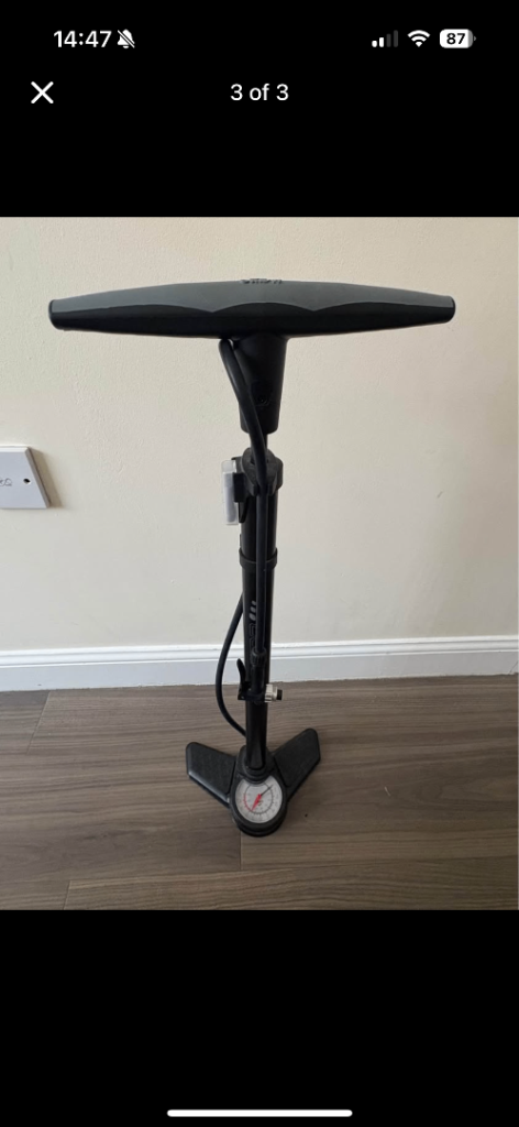 Haro Bike Pump with Gauge – Black, Good Condition