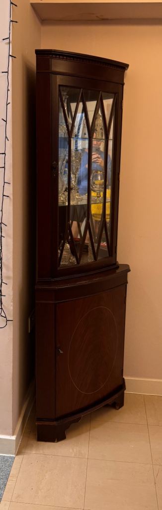 Victorian Antique Corner Cupboard (with modifications)