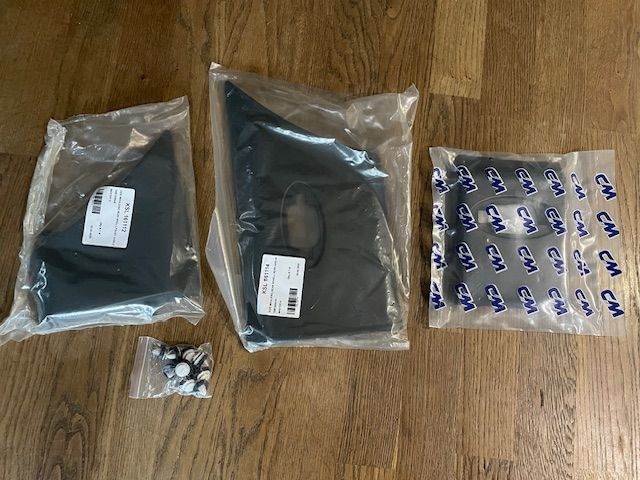 Renault Master III 768570130R Door Moulding Panel Strips - Front And Rear Right 