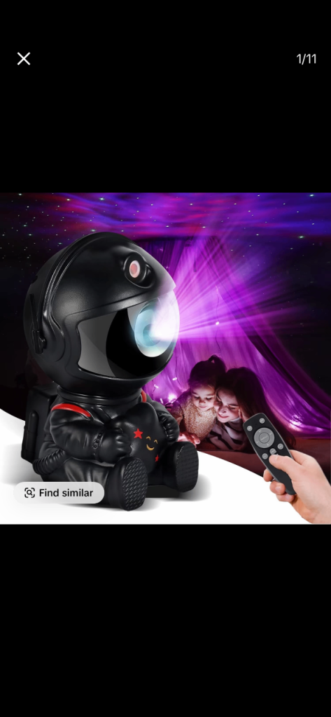 Astronaut galaxy projector 