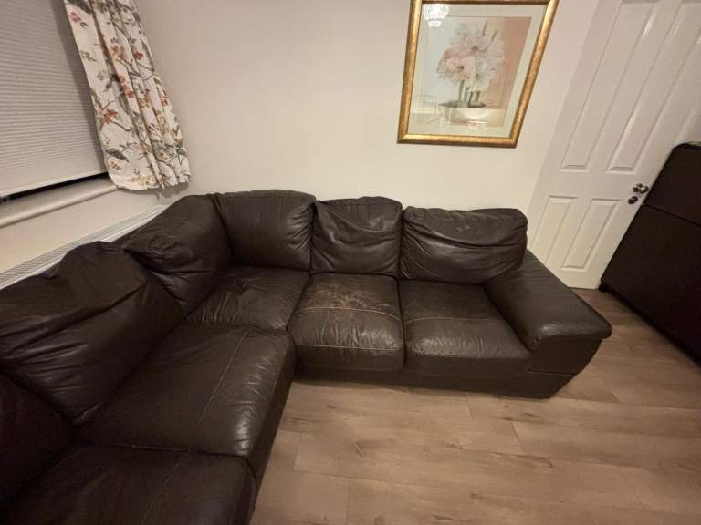 Leather Corner Sofa - free 