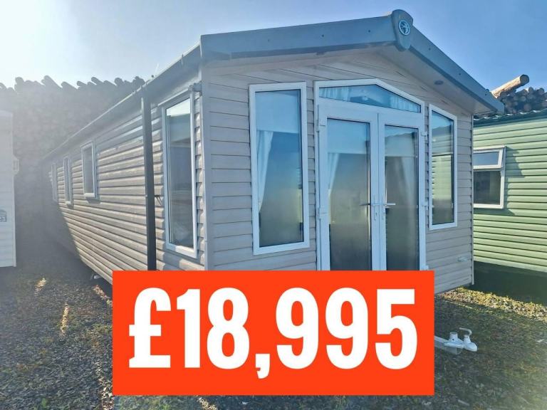 OFF SITE static caravan Scotland double glazed & heated 3 bed Swift Bordeaux
