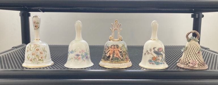 Collection of 5 assorted Bone China Bells – Good Condition | in ...