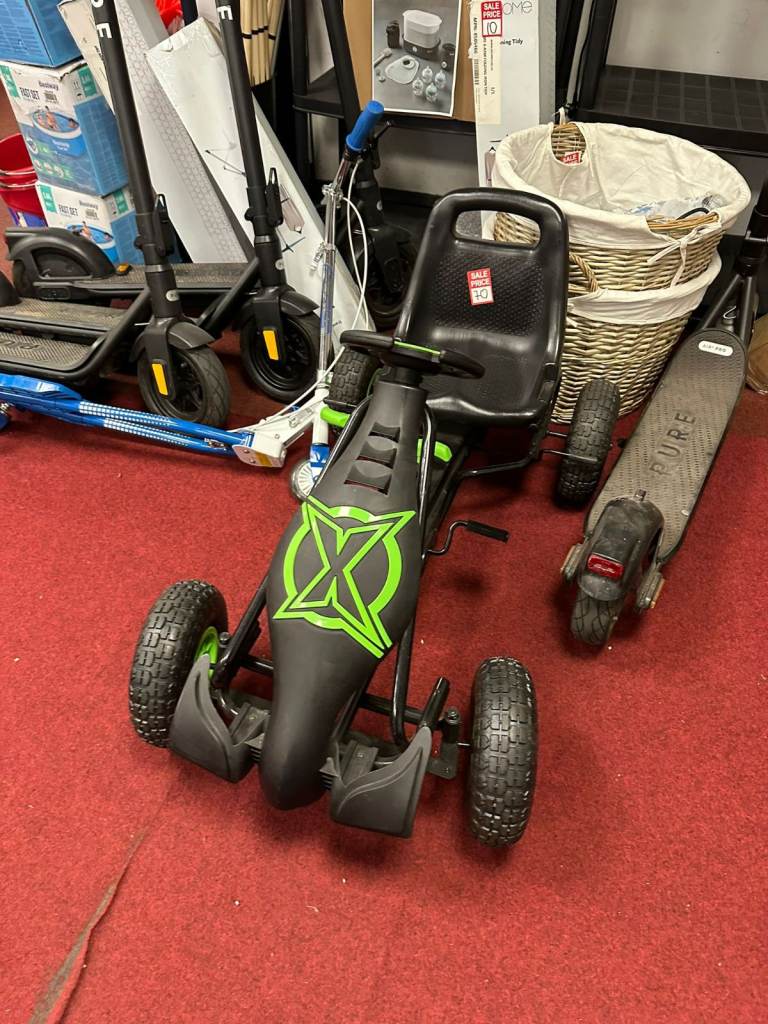 Xootz Viper Racing Go Kart - Black/Green