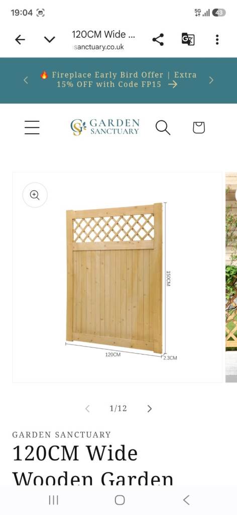 Brand new gate