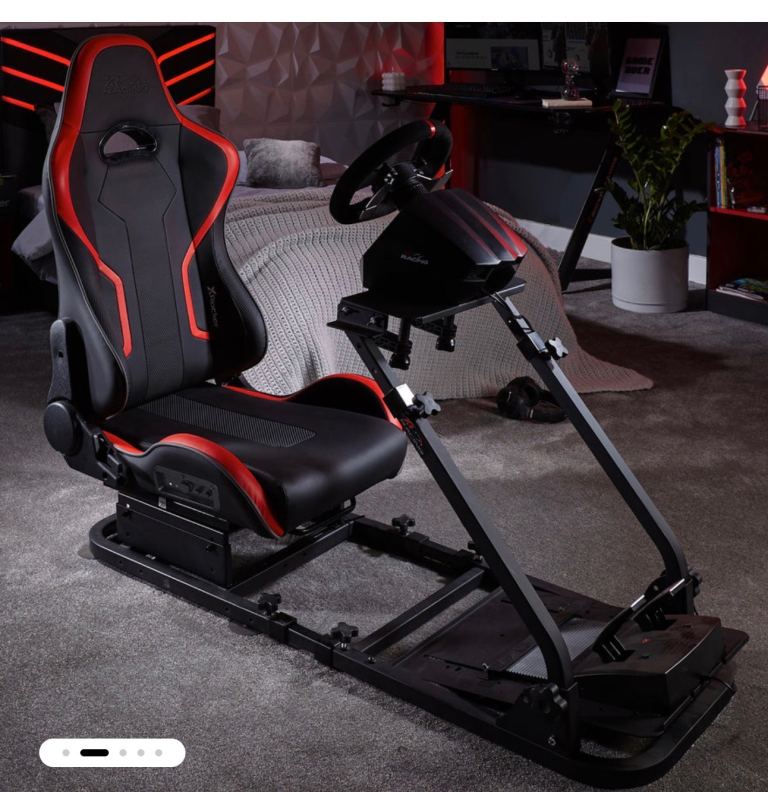 Xrocker xr racing seat & Logitech wheel bundle 