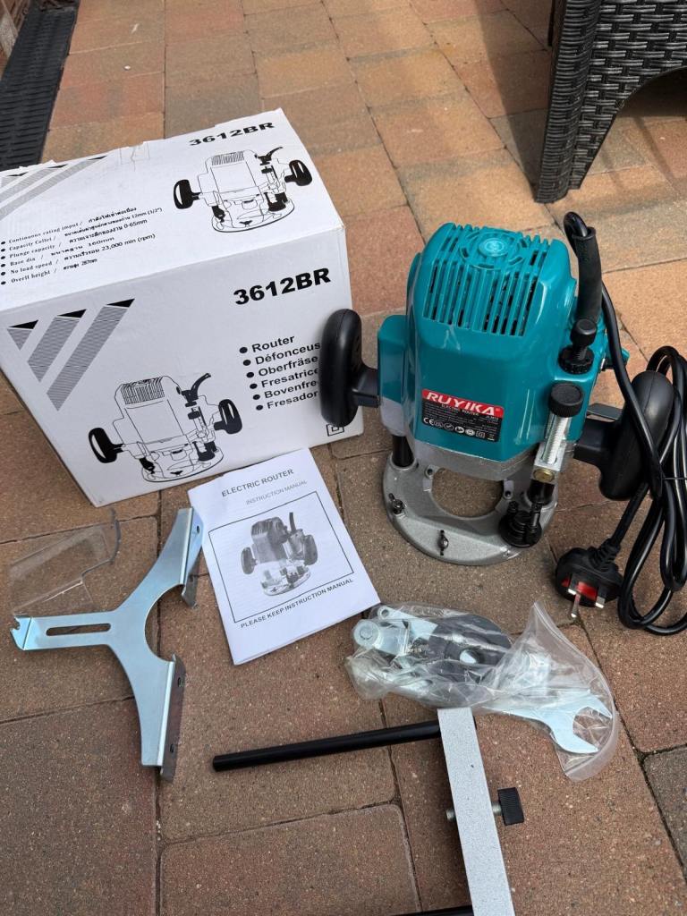 RUYIKA 3612BR Electric Router – New, Boxed