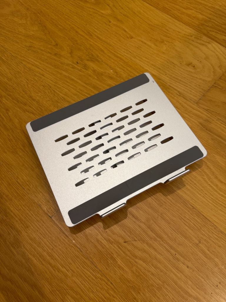 Adjustable Laptop Stand / Cooling Pad - Silver, Good Condition