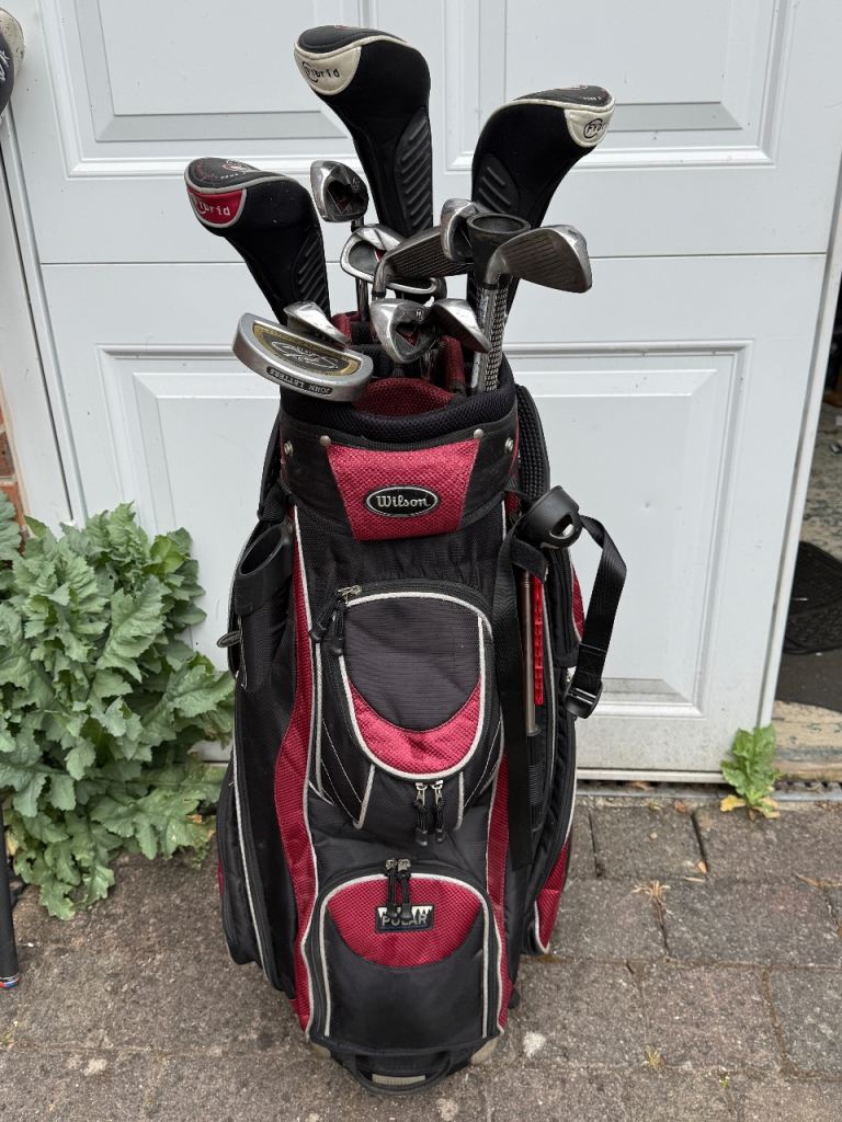 Wilson Di7 Golf Clubs, Full Set, with Wilson bag & accessories. Ready to play.