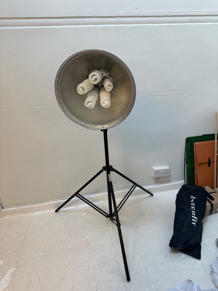 2x INTERfit photography studio lighting 