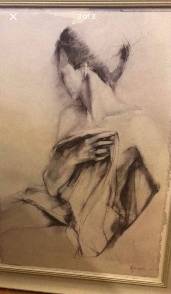 Large Art Pencil Drawing 