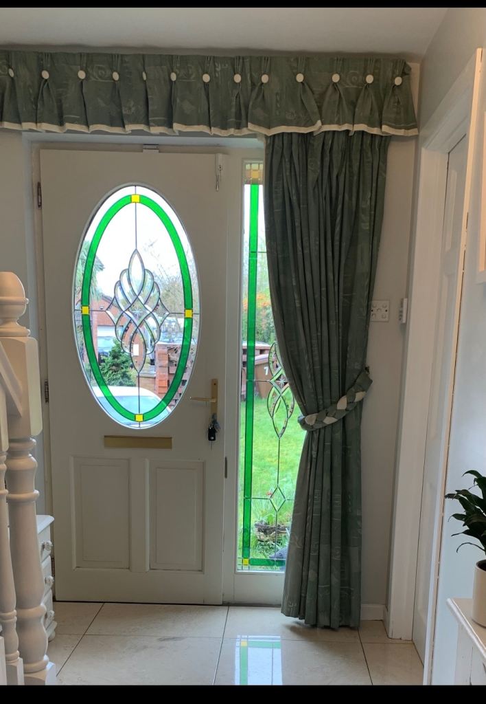 Door curtains custom made. 