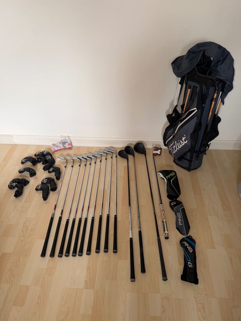 Premium Golf Set - Ping i500, G425, Cobra Radspeed, + Bag & Trolley